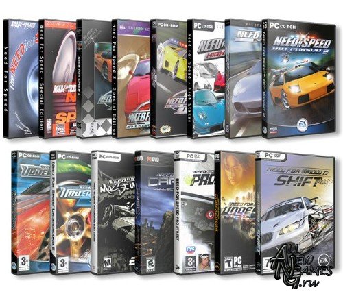 Антология Need For Speed (1994-2009/RUS/Repack)