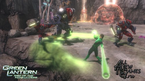 Green Lantern Rise Of The Manhunters (2011/ENG/PAL/XBOX360)